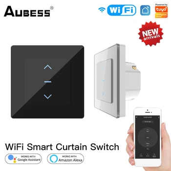 Tuya WiFi, Elektrinis Užuolaidų Aklas Smart Switch Ritinio Užrakto Smart Gyvenimo 