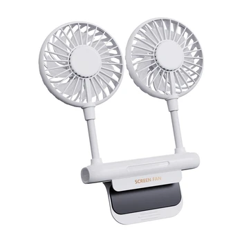 Nešiojamas Ventiliatorius, Ekrane Ventiliatorius Biuro Studentų Klasėje Bendrabutyje Kabo Ekranas, Usb Elektros Dual Fan