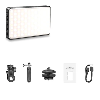 Butas Šviesos Gyvų Pocket Šviesos 120 LED 2500-9000K Spalvos Temperatūra Kamera Foto Video Užpildykite Šviesa