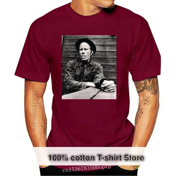 Tom Waits T-Shirt Pritaikyti Tee Marškinėliai Naujas Mados Dizaino