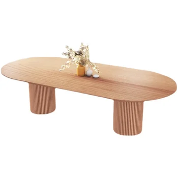 Medžio masyvo valgomojo stalo ir stalas, modernus ir minimalistinis austi rotango valgomasis stalas, homestay viešbutis, skirtas mažų namų ūkio vartojimui
