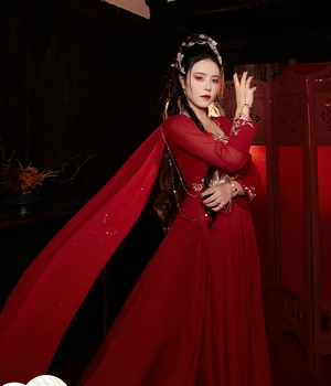 Karšto Dramos Iki Galo Mėnulio Pianran Cosplay Kostiumų Pianran Fox Hanfu Changyue Jinming Senovės Suknelė Hanfu