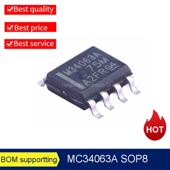 10VNT MC34063ADR2G MC34063 MC34063A 34063 SOP-8 IC Chip Optocoupler NAUJAS