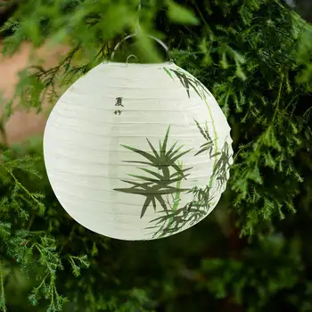 30cm Umbra Popierius Žibintai Rytietiško Stiliaus Žibintas Apdailos Kinijos , Bambuko