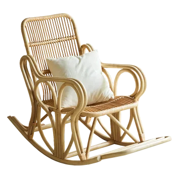 Šūpojošā kėdės, sėdima kėdės, balkonai, namų, laisvalaikio, kėdės, rotango kėdės, tingus rotango audimas, laisvalaikio