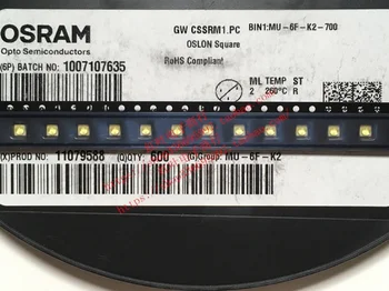 50pcs/OSRAM GW CSSRM 1.PC 5W 3030 6000K balta high power LED lempos granulių 120 laipsnių