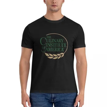 CŽV (Kulinarijos Institutas Amerika) Klasikinių T-Shirt mens trumpomis rankovėmis t marškinėliai, sporto sirgalių marškinėliai-Palaidinė drabužiai vyrams