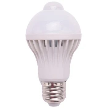 E27 Led Lemputės, Šviesos, Judesio Jutiklis Šviesos diodų (LED) PIR Judesio Jutiklis Lempos Pasaulyje Lemputės Šviesos Lempos, 5W