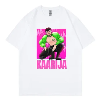 Eurovizijos Suomija - Käärijä Cha Cha Cha T-Shirts Grafinis Marškinėlius Karšto Žaidimas Spausdinti Tee 100% Medvilnės Moterų/Vyrų Drabužių Trumpomis Rankovėmis