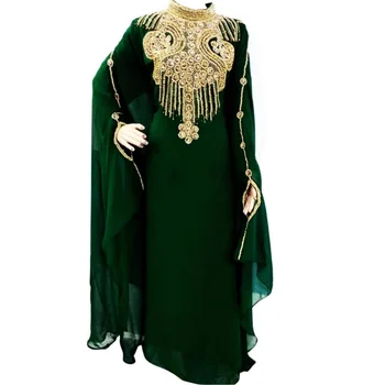 Žalia Maroko Dubajus Jenna Kaftano Bottel Žalia Suknelė, Kostiumas Didelio masto Renginiai ir Spektakliai