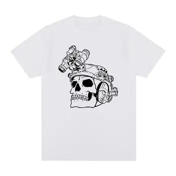Pirmyn Pastabas Grupės Vintage marškinėliai Mirties Skeletas Kaukolės Medvilnės Vyrų marškinėliai Naujas Tee Marškinėlius Moterų Topai