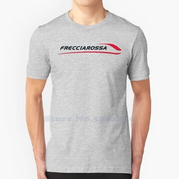 Frecciarossa Logotipą, Atsitiktinis Marškinėliai Aukščiausios Kokybės Grafinis 100% Medvilnės Tees