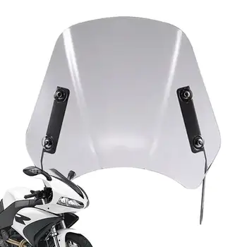 Vėjo Ekranas Motociklo Universalus Retro Motoroleris, Stiklas Atsparus Įbrėžimams, Dekoratyvinis Pakeitimo Priedai
