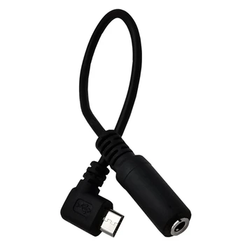 Lanksti Micro USB Male-3.5 mm Female Laidas, skirtas laisvų Rankų įrangos Laidas Laidas 3.5 mm Female į Mini USB 5Pin Vyrų Dropship