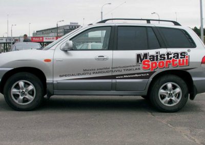 MAISTAS SPORTUI automobilio apipavidalinimas, Hunday